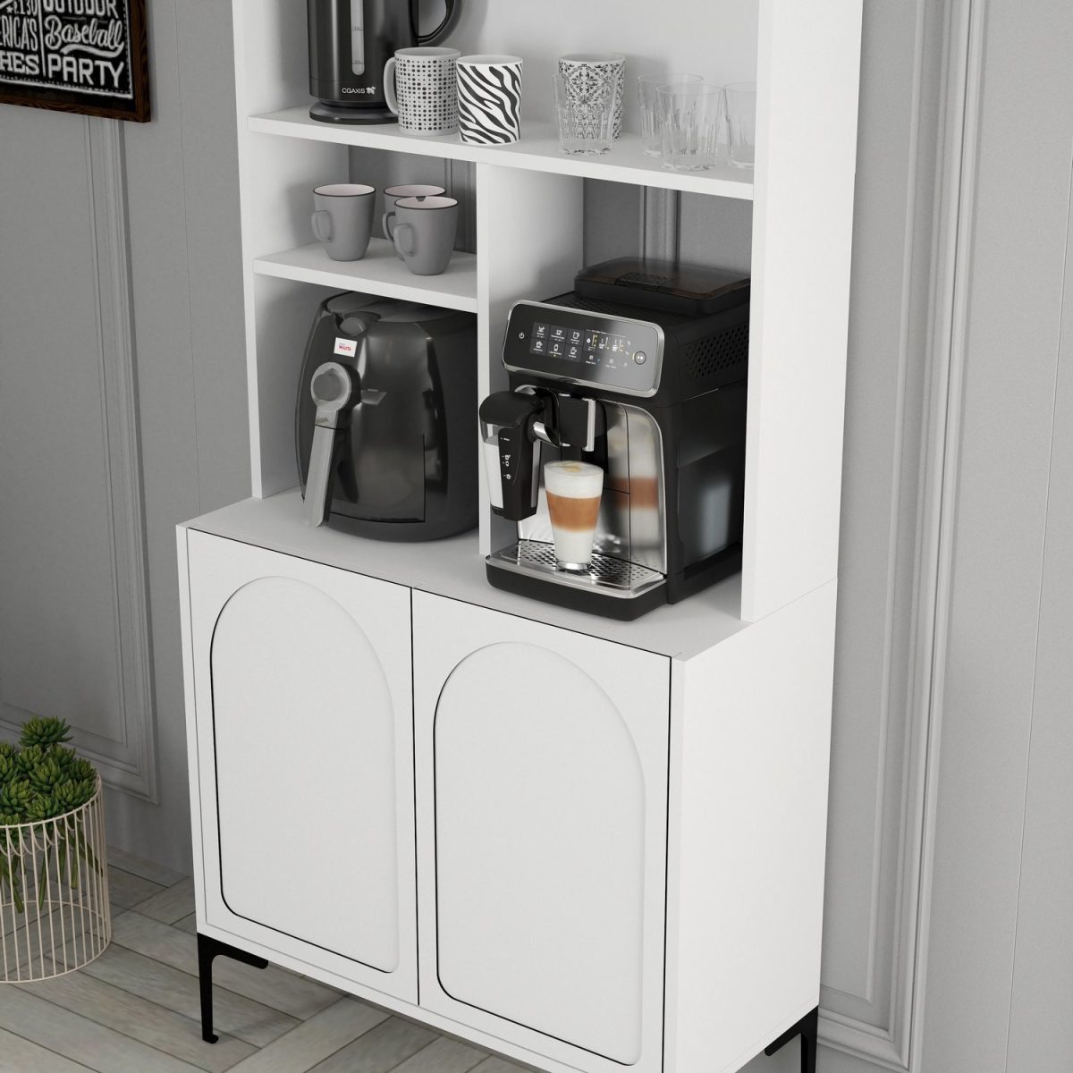 Lyon 80 - White, Black – Кабинет за кафе бар - Image 4