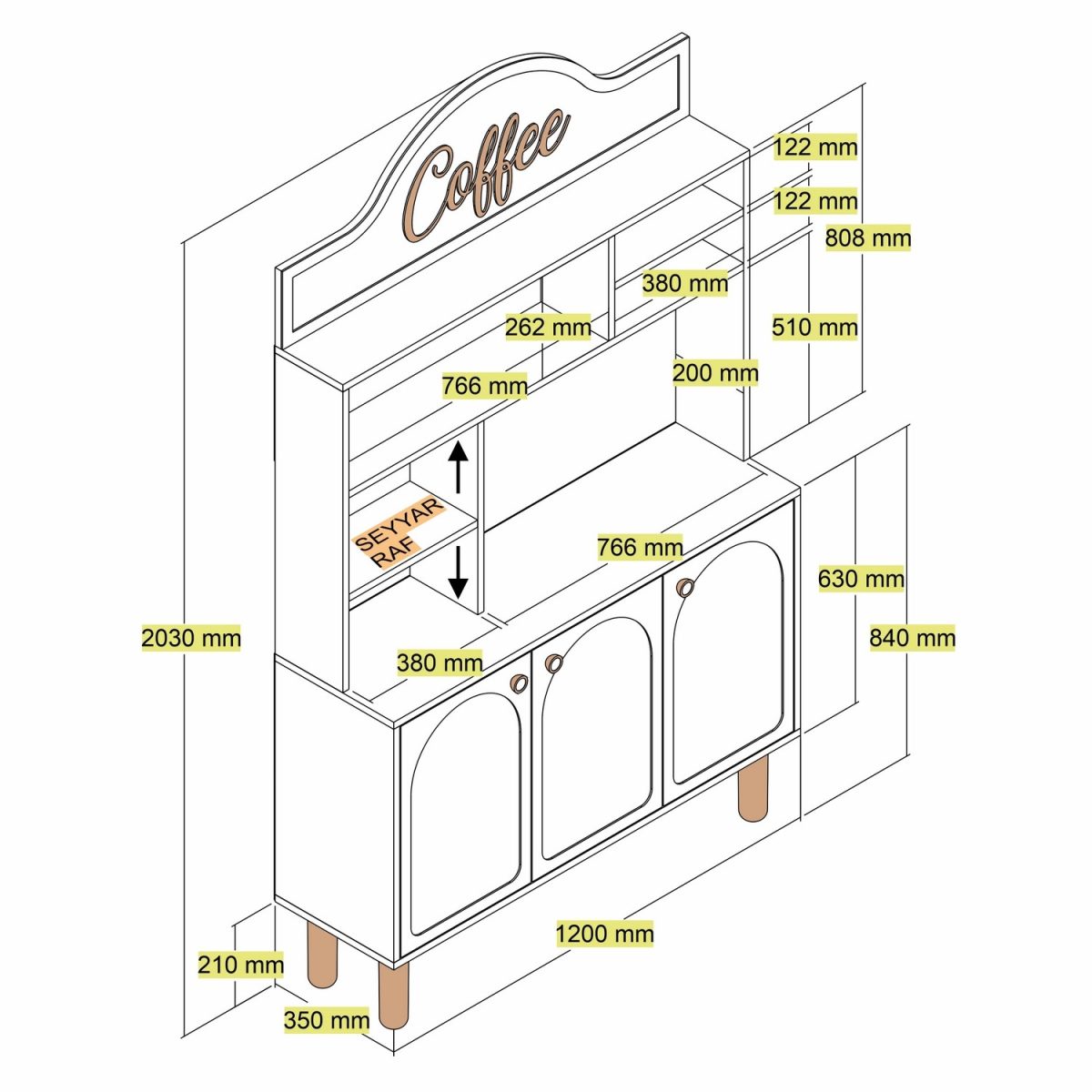 Bohem 861 - Cream – Кабинет за кафе бар - Image 6