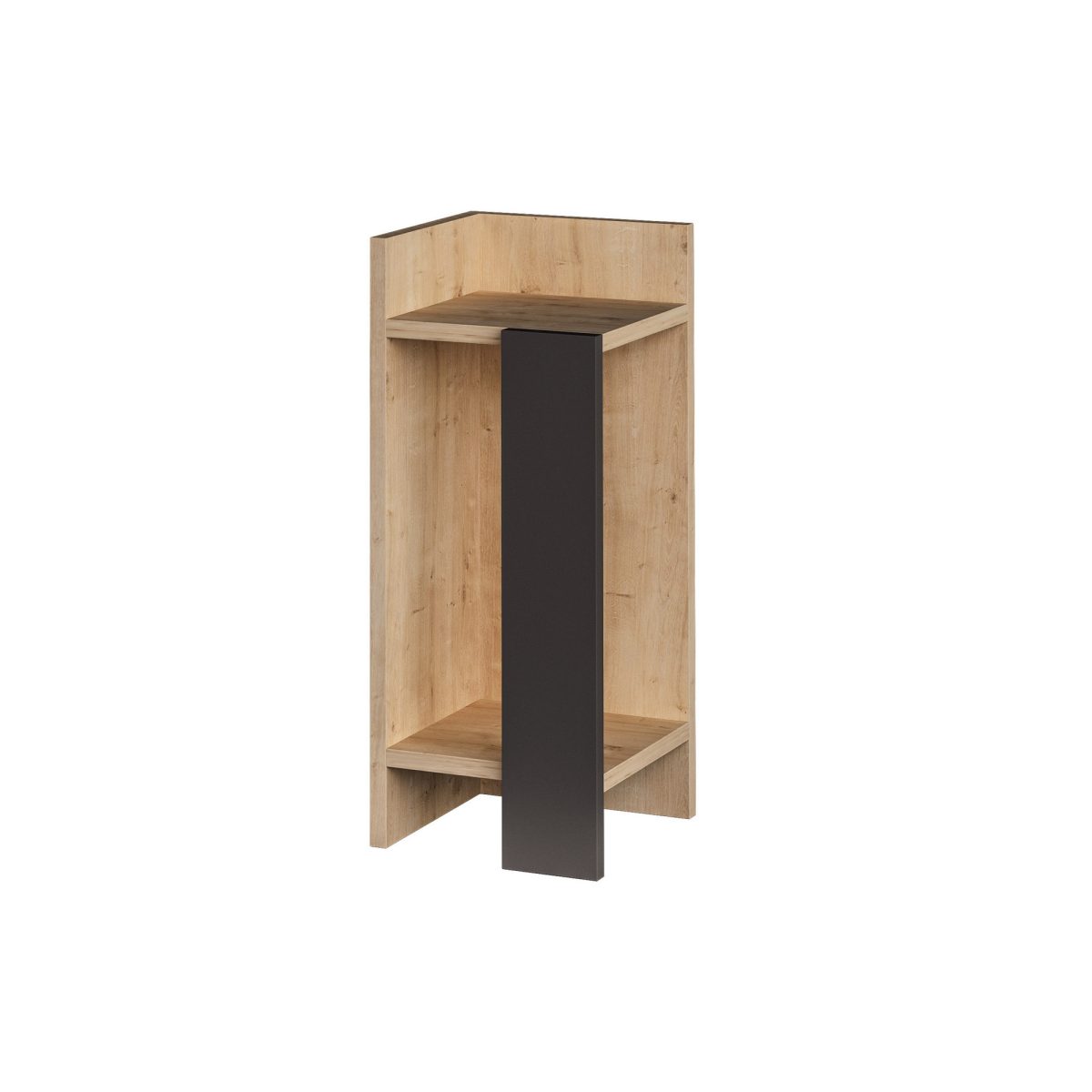 Elos left - Oak, Anthracite – Ноќна масичка - Image 2