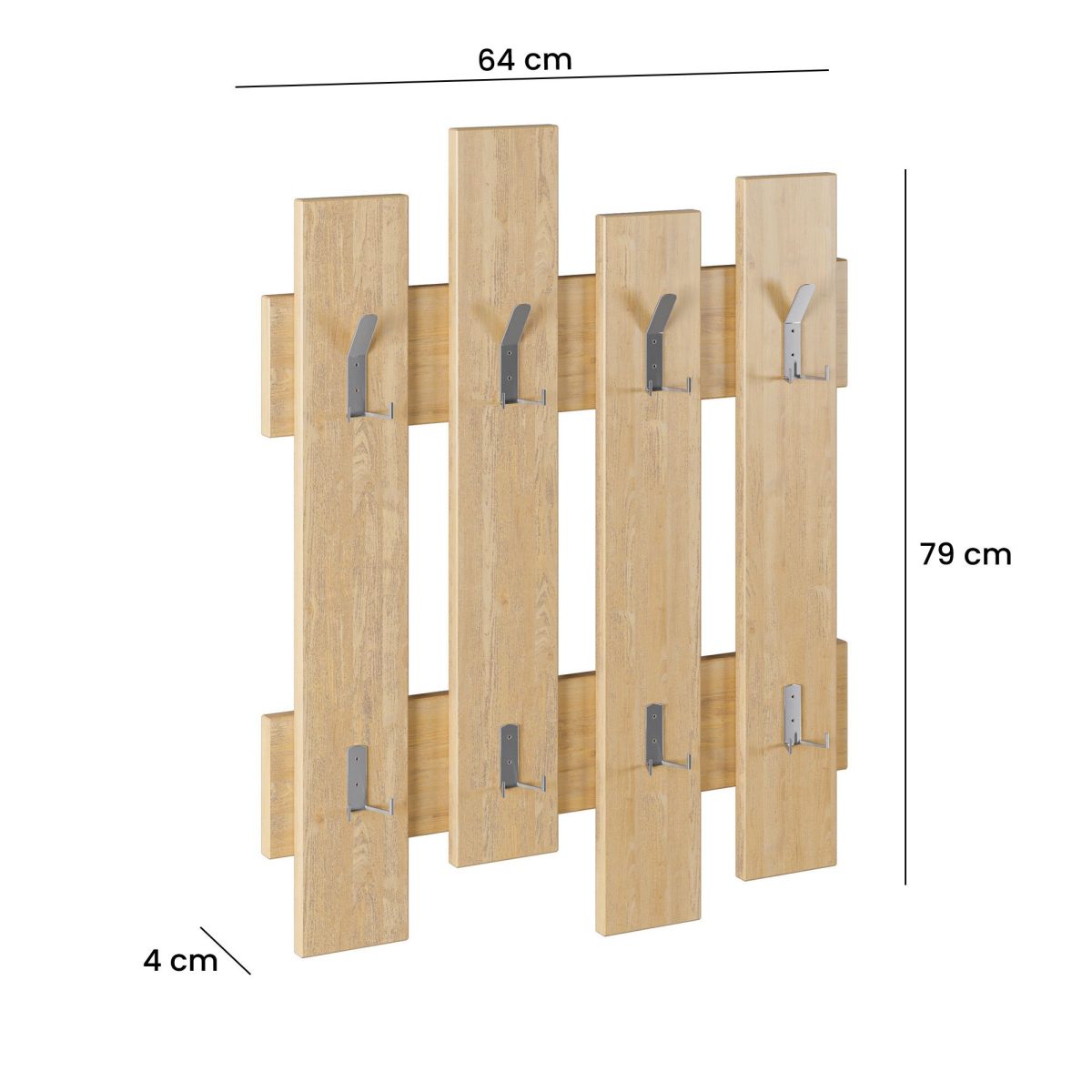 Wave - Oak – Кука на ѕид - Image 6