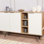 Clara Console - Oak, White – Конзола