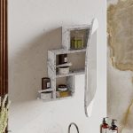 Cloud Storage Bathroom Wall Mirror - Carrara – Кабинет за бања