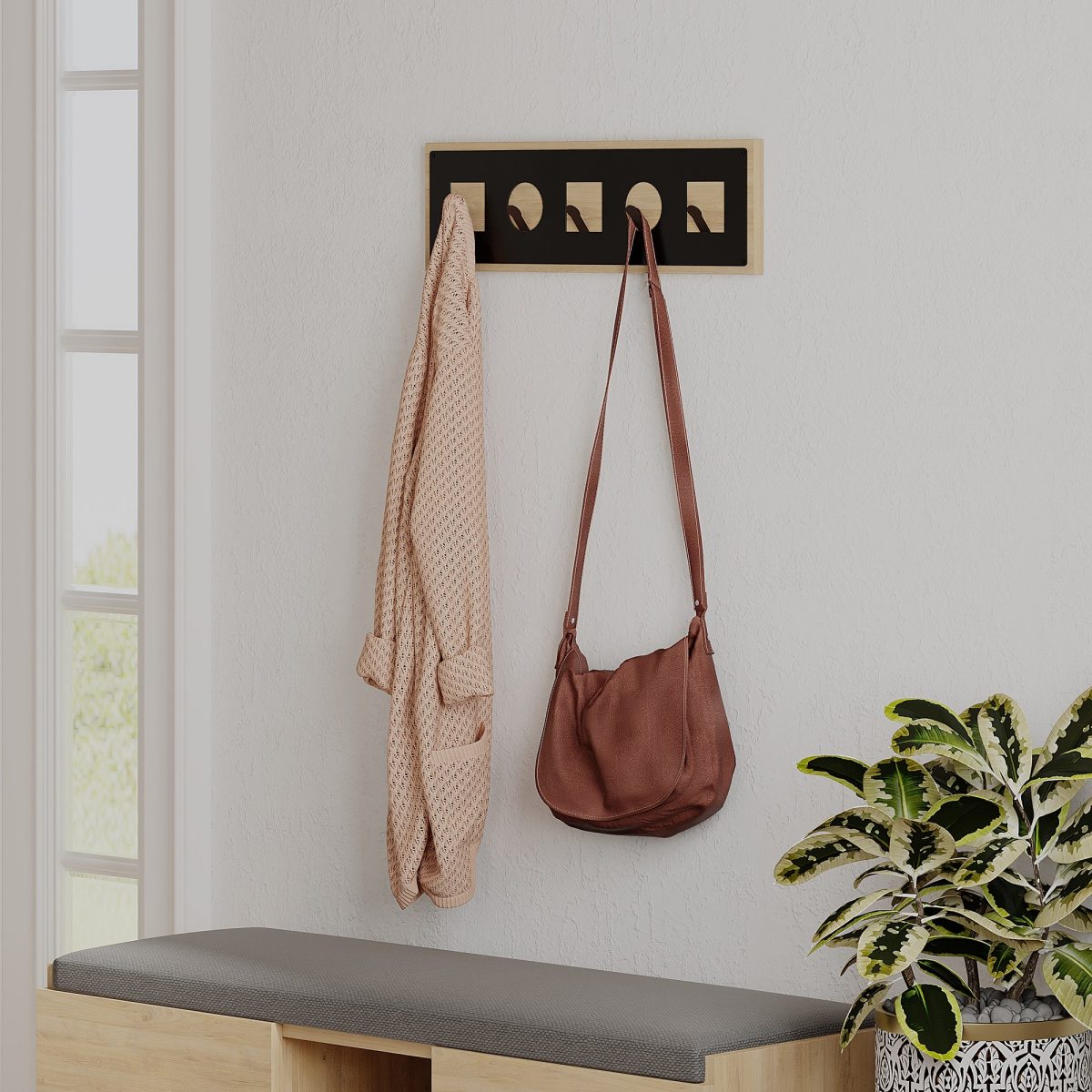 Icon Hanger - Sapphire, Oak – Закачалка за палто - Image 3