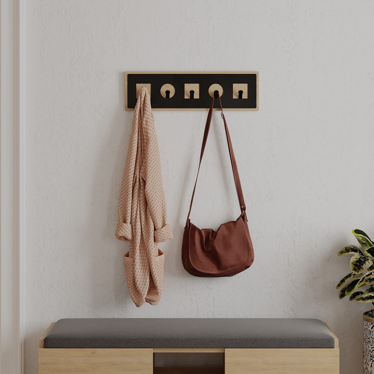 Icon Hanger - Sapphire, Oak – Закачалка за палто - Image 4