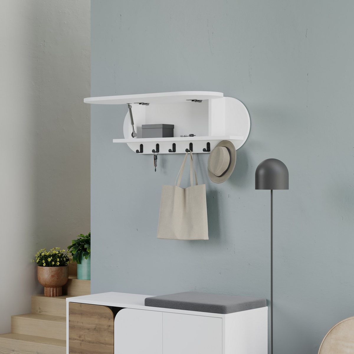 Kroma Hanger - White – Закачалка за палто - Image 5