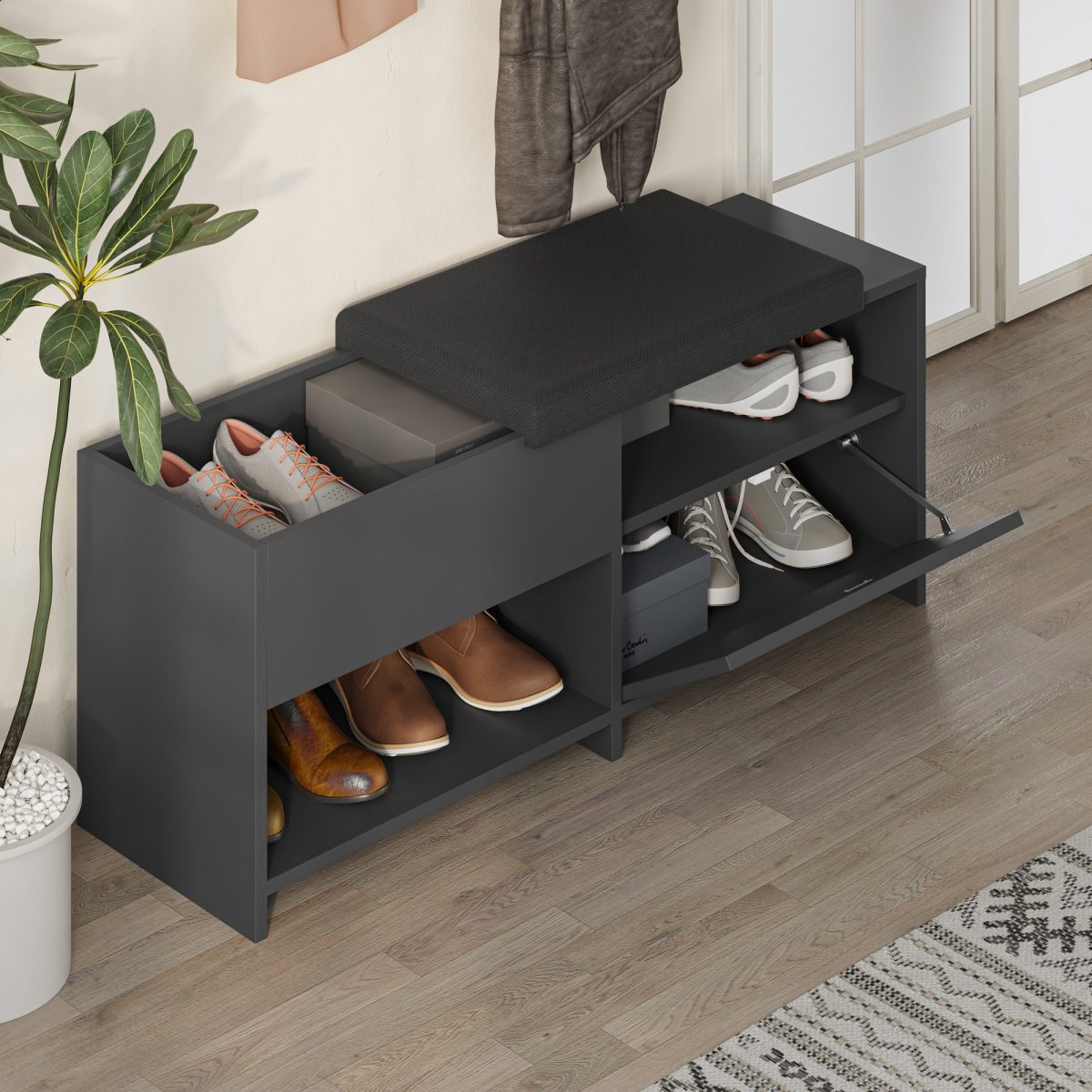 Filux Bench - Anthracite – Чевларник - Image 3