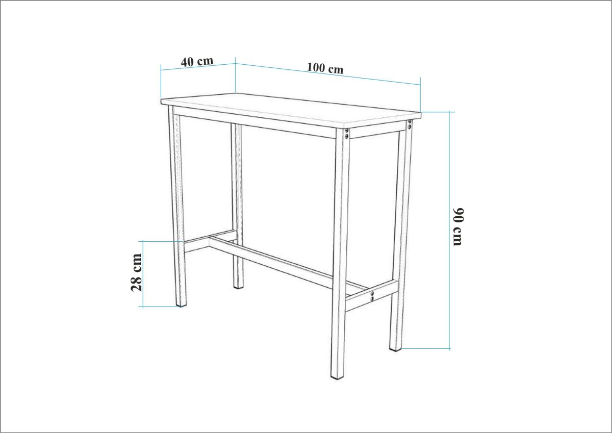 Mola 100 - Karina White – Бар маса - Image 4
