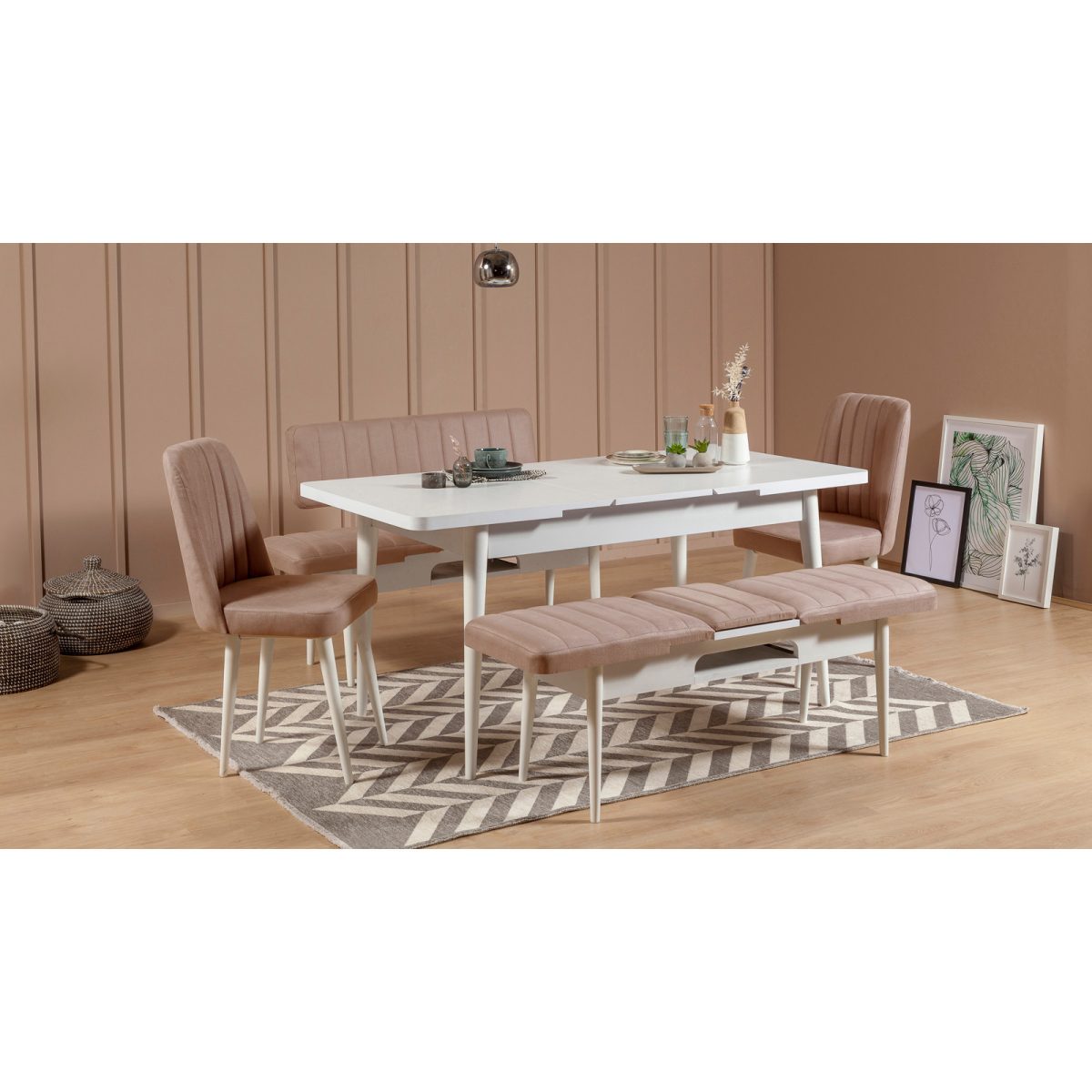 Vina Sandalye White-Stone – Стол - Image 2