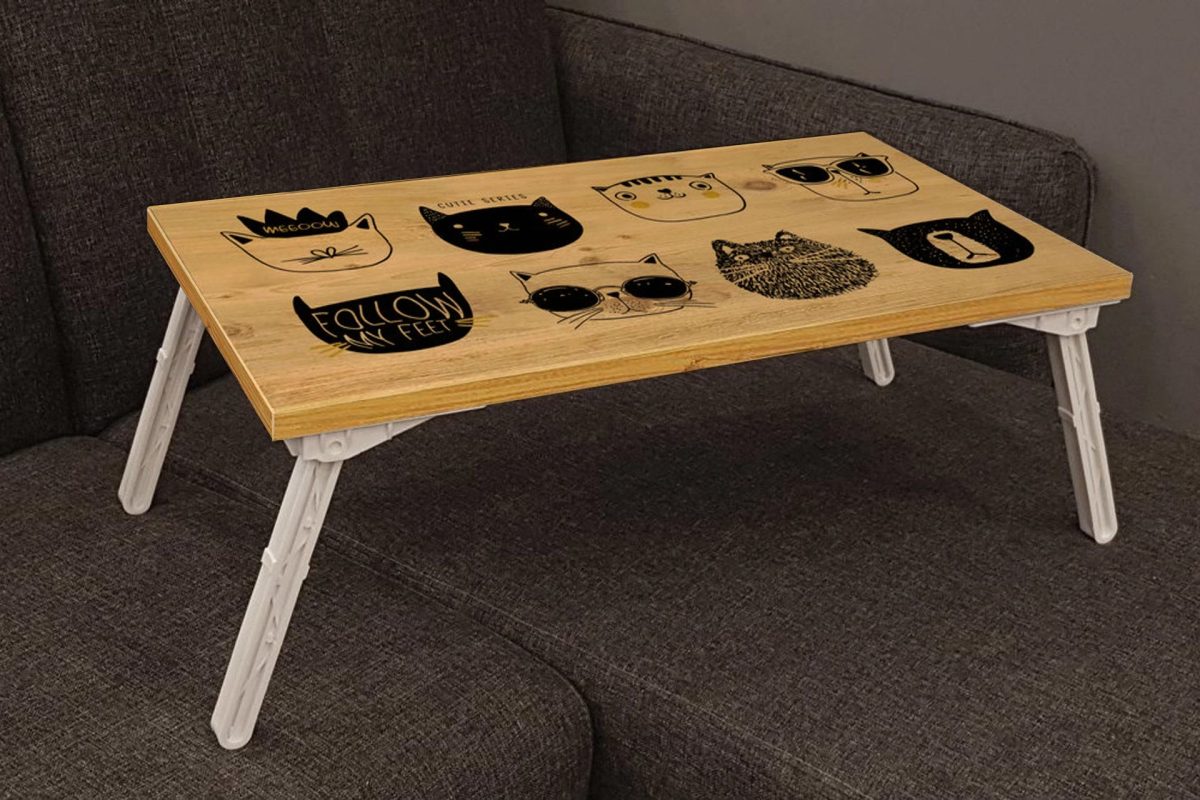 Gusto Cats - Atlantic – Стоечко биро за лаптоп - Image 3