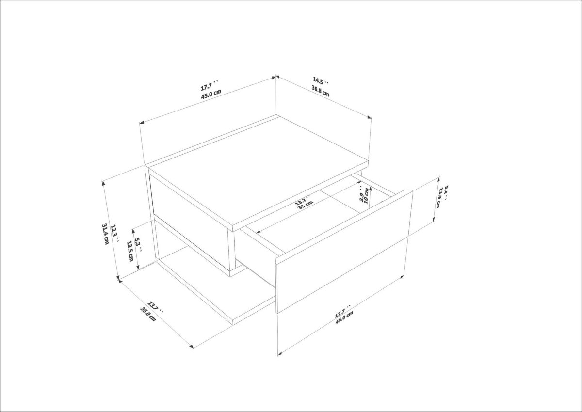Vivid - White – Ноќна масичка - Image 6