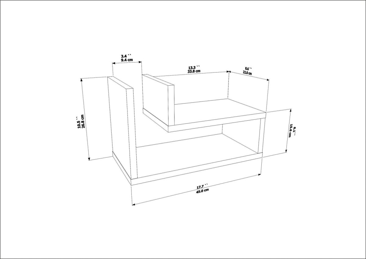 Lara - Oud Oak – Ноќна масичка - Image 5
