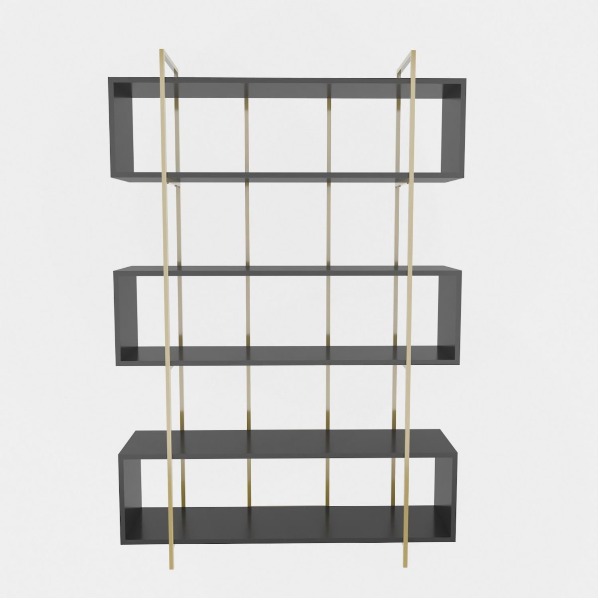 Bruti - Anthracite, Gold – Полица за книги - Image 5