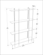 Moss - Green, Black – Полица за книги - Image 6