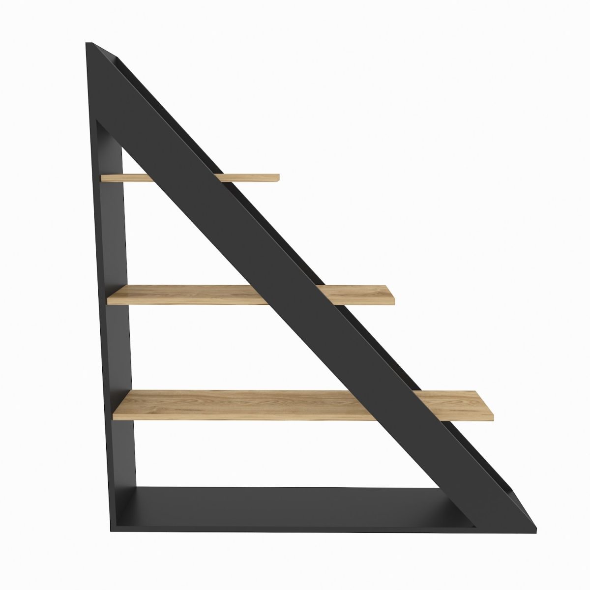 Pisagor - Black, Oak – Полица за книги - Image 5