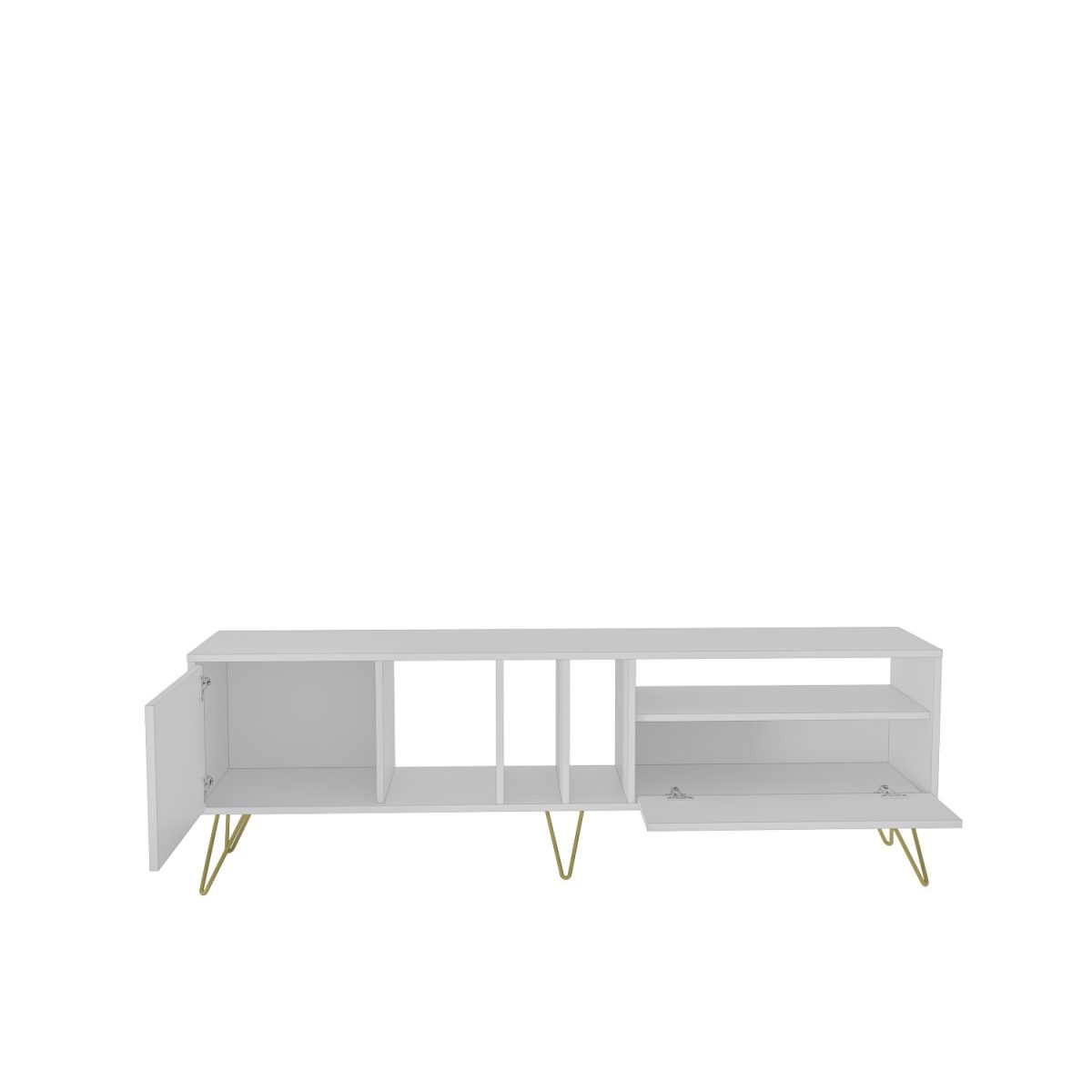 Mistico (180) - White, Gold – ТВ комода - Image 6