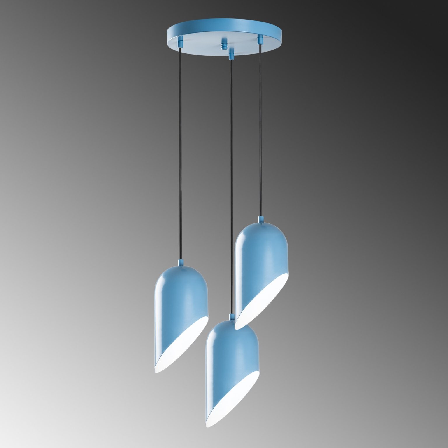 Kesik - 6176 - 3 - Light Blue – Лустер - Image 6