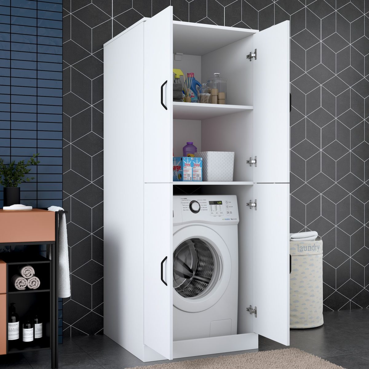 KD109 - 3198 – Кабинет за машина за перење - Image 6