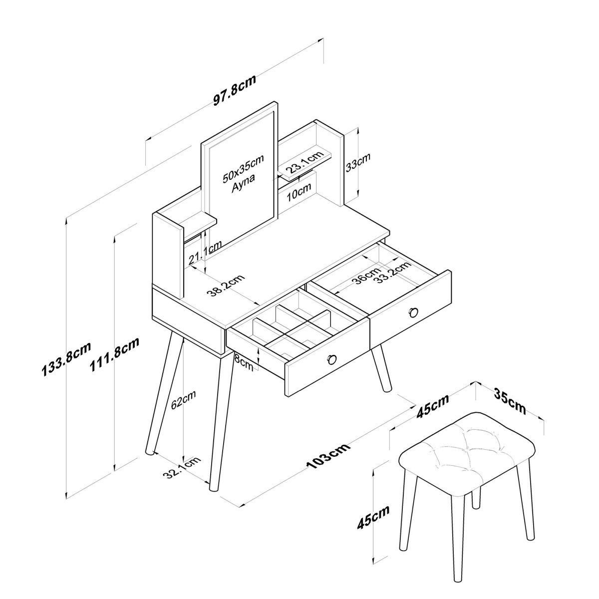 BJ102- 2235 – Шминкерница - Image 10