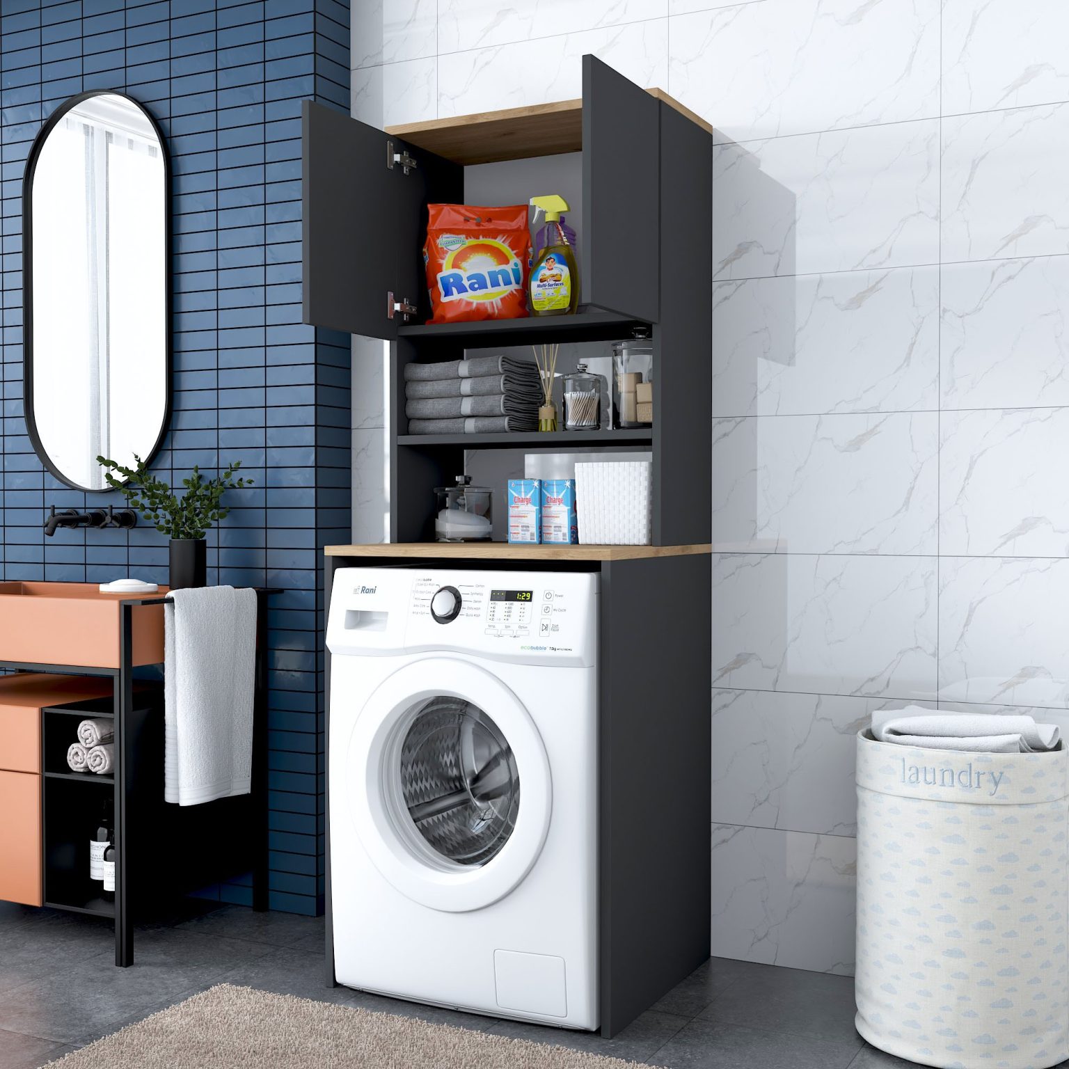 KD101 - 2674 – Кабинет за машина за перење - Image 4