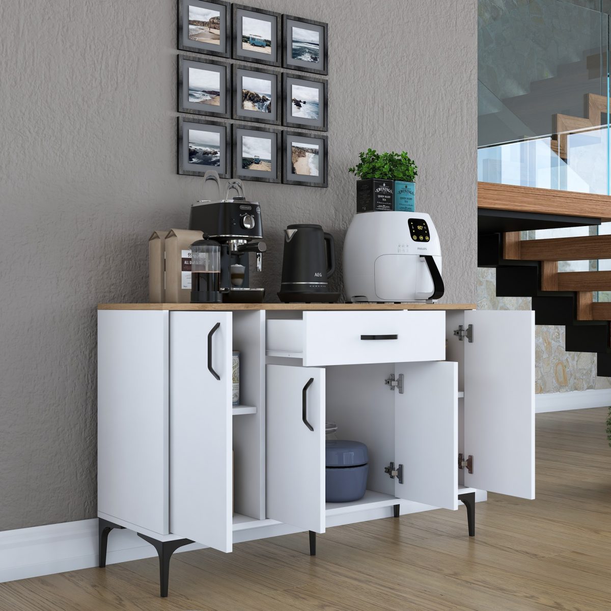 JE136 - 3095 – Повеќе наменска комода - Image 10