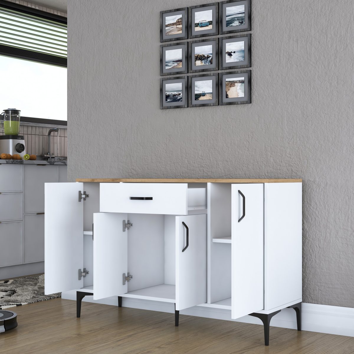 JE136 - 3095 – Повеќе наменска комода - Image 11