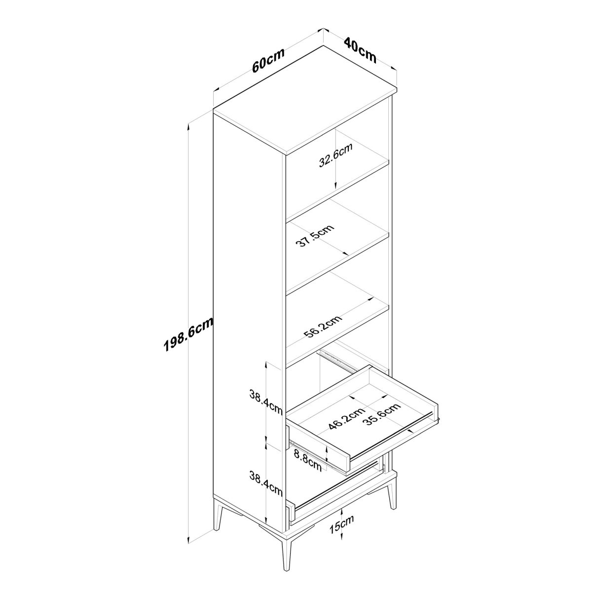 JE110 - 2945 – Повеќе наменска комода - Image 13