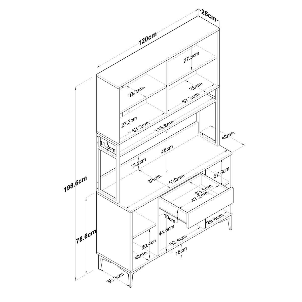JE127 -2984 – Повеќе наменска комода - Image 16