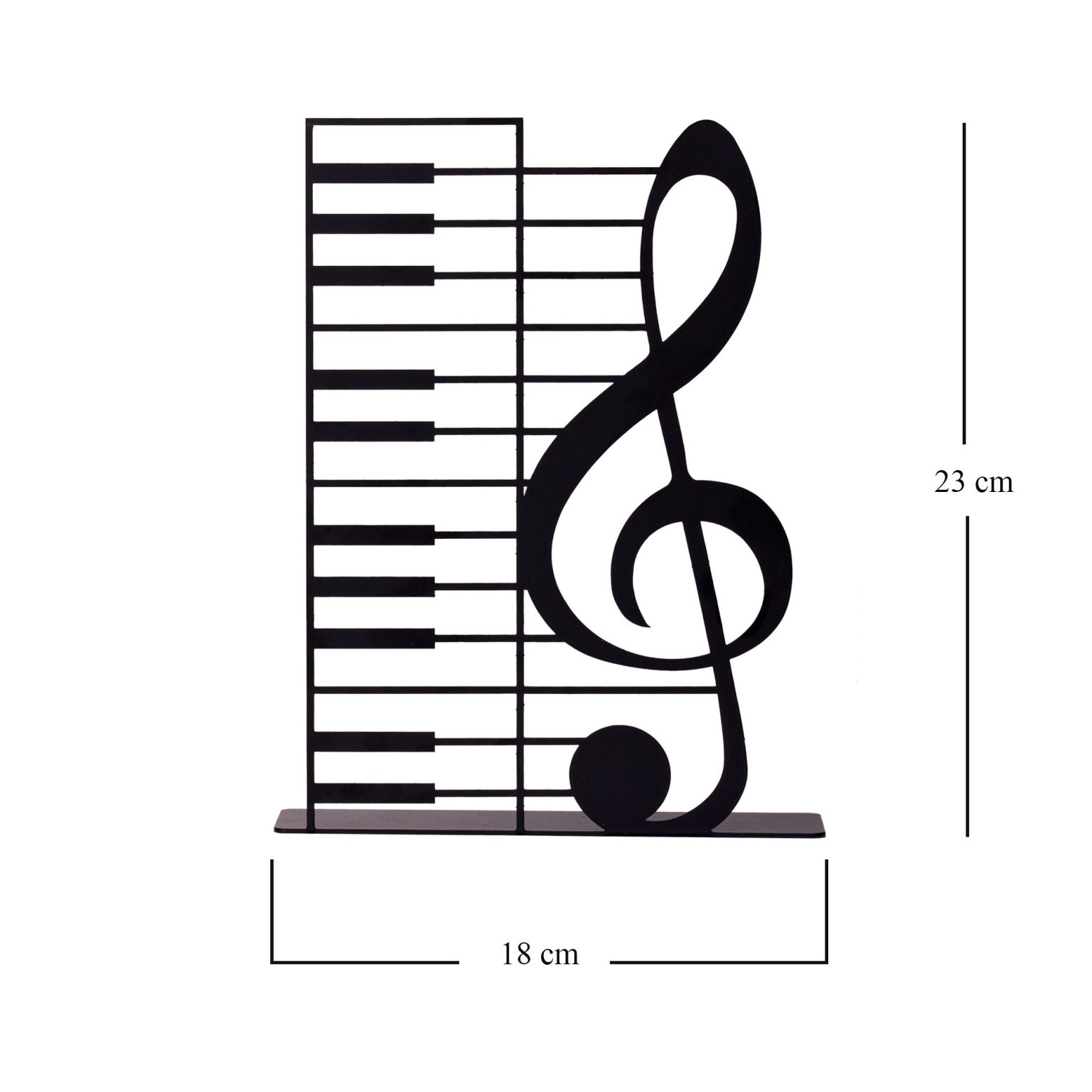 Left Key - Black – Декоративен објект - Image 3