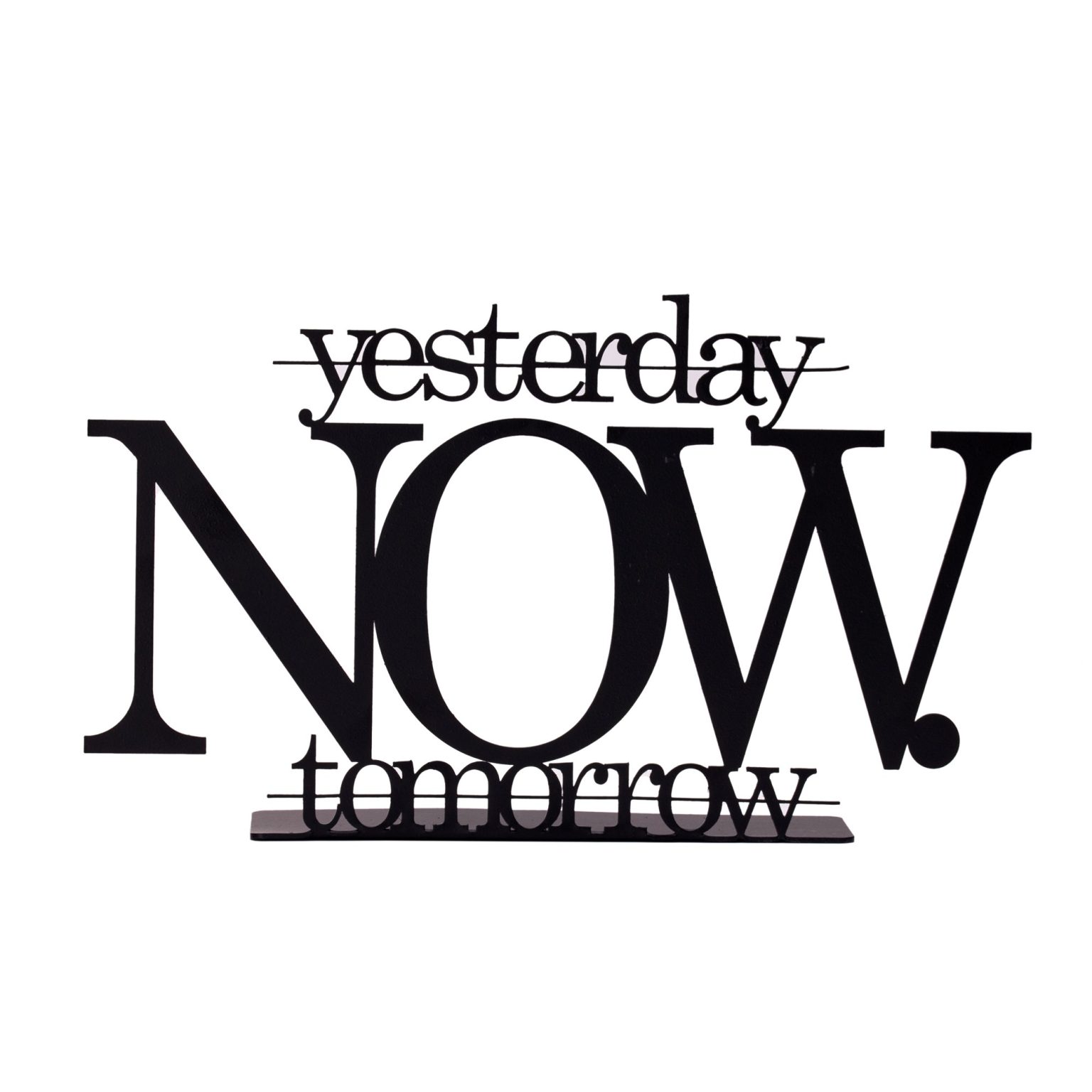 Now Tomorrow - Black – Декоративен објект - Image 2