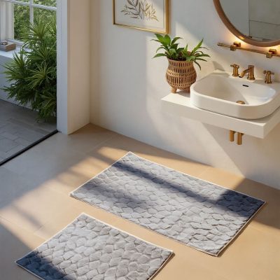 Rabbit - Anthracite – Патосници за бања (2 парчиња)