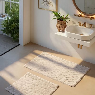 Rabbit - Beige – Патосници за бања (2 парчиња)