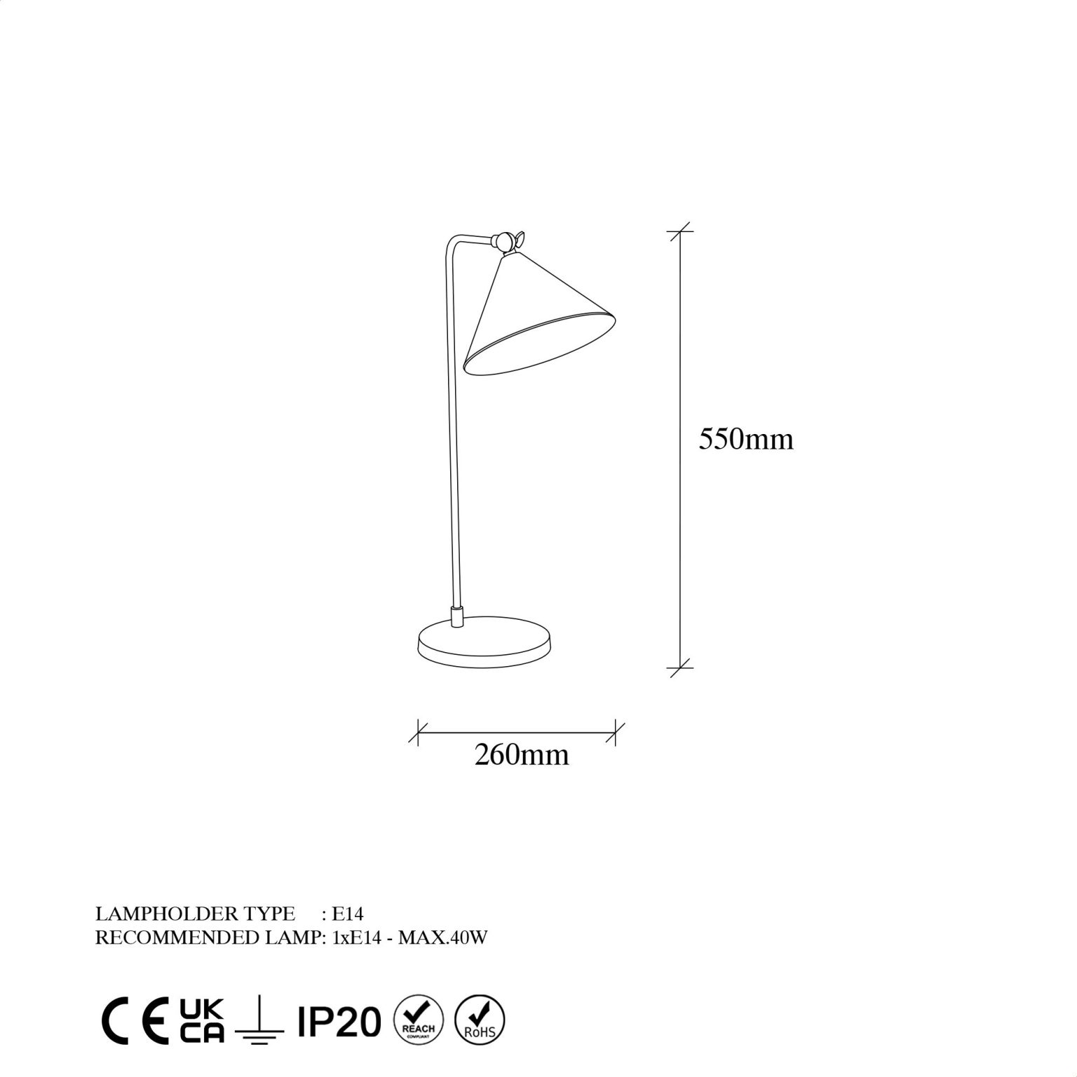 Konika - 12266 – Светилка за маса - Image 6