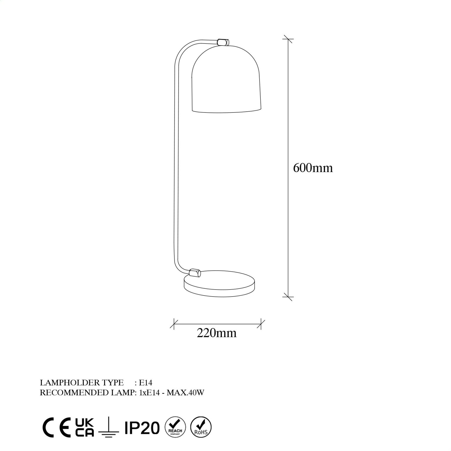 Epika - 12247 – Светилка за маса - Image 8