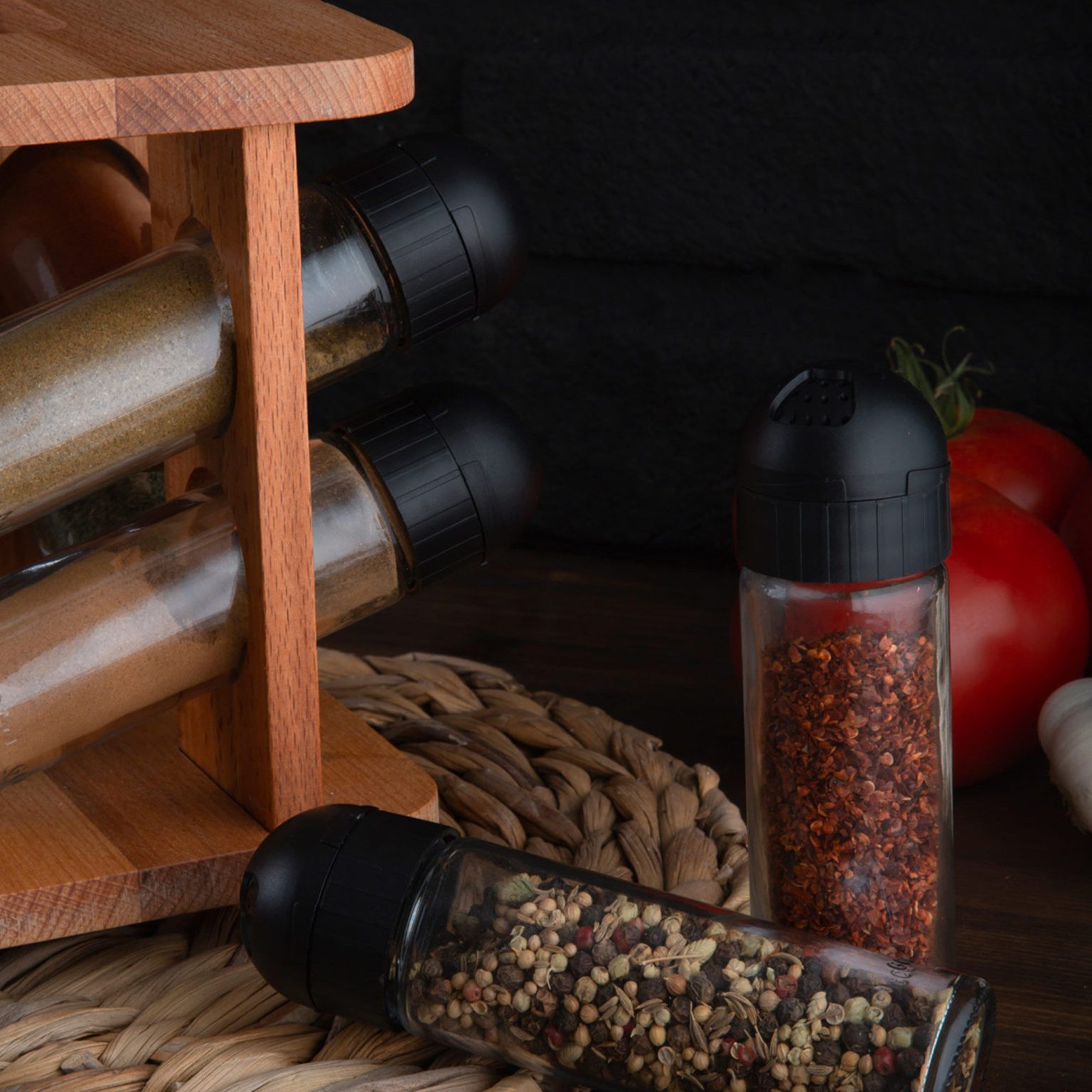 UP00904S – Комплет за тегли за зачини (9 парчиња) - Image 2