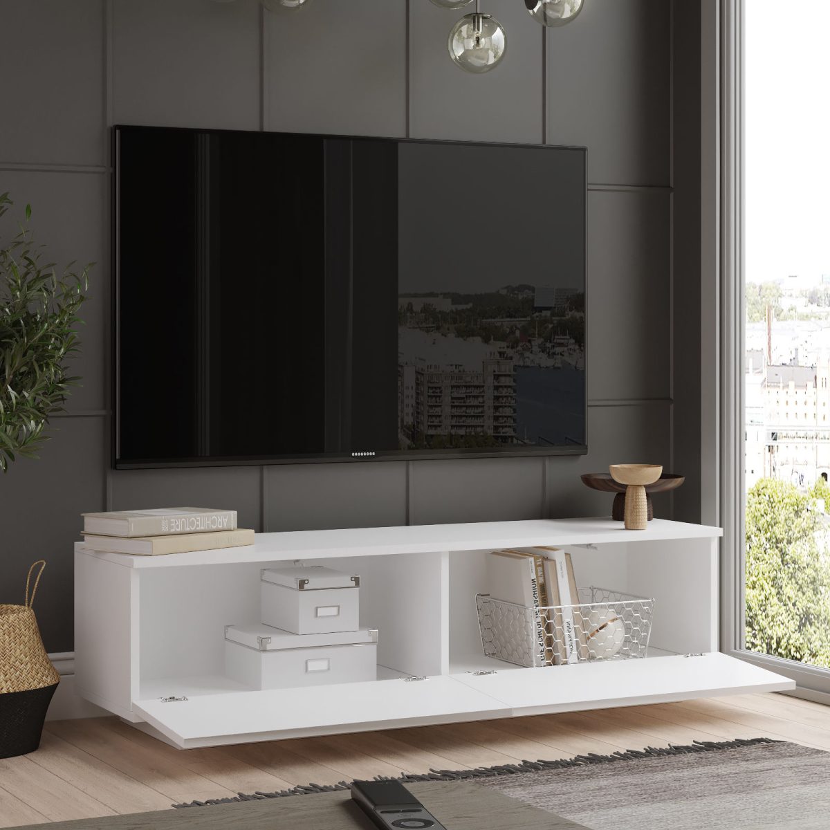 Fn1-W – ТВ комода - Image 3