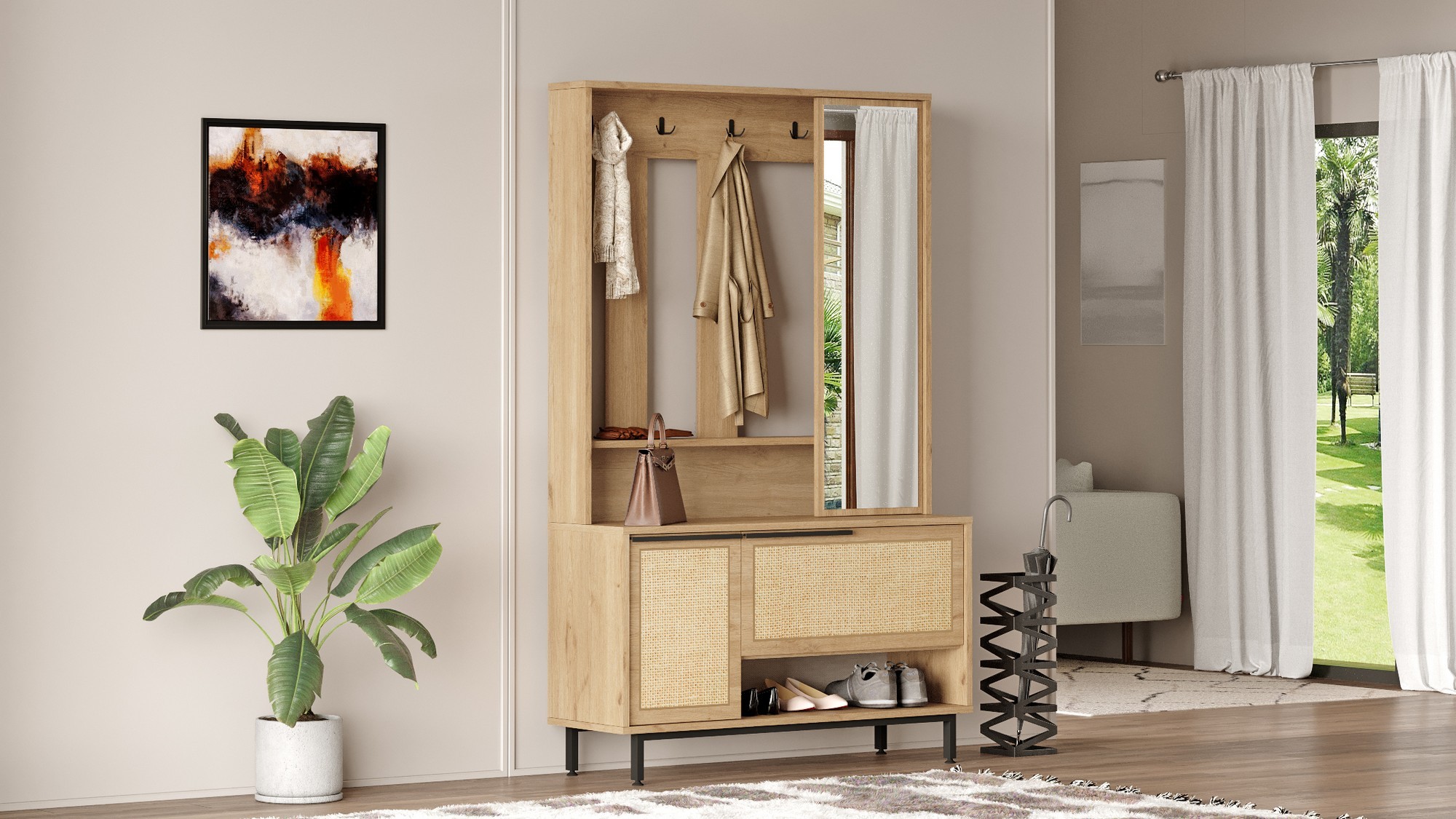 956LCS348220-201.jpg On11-Su – Гардеробер за претсобје - Image 1