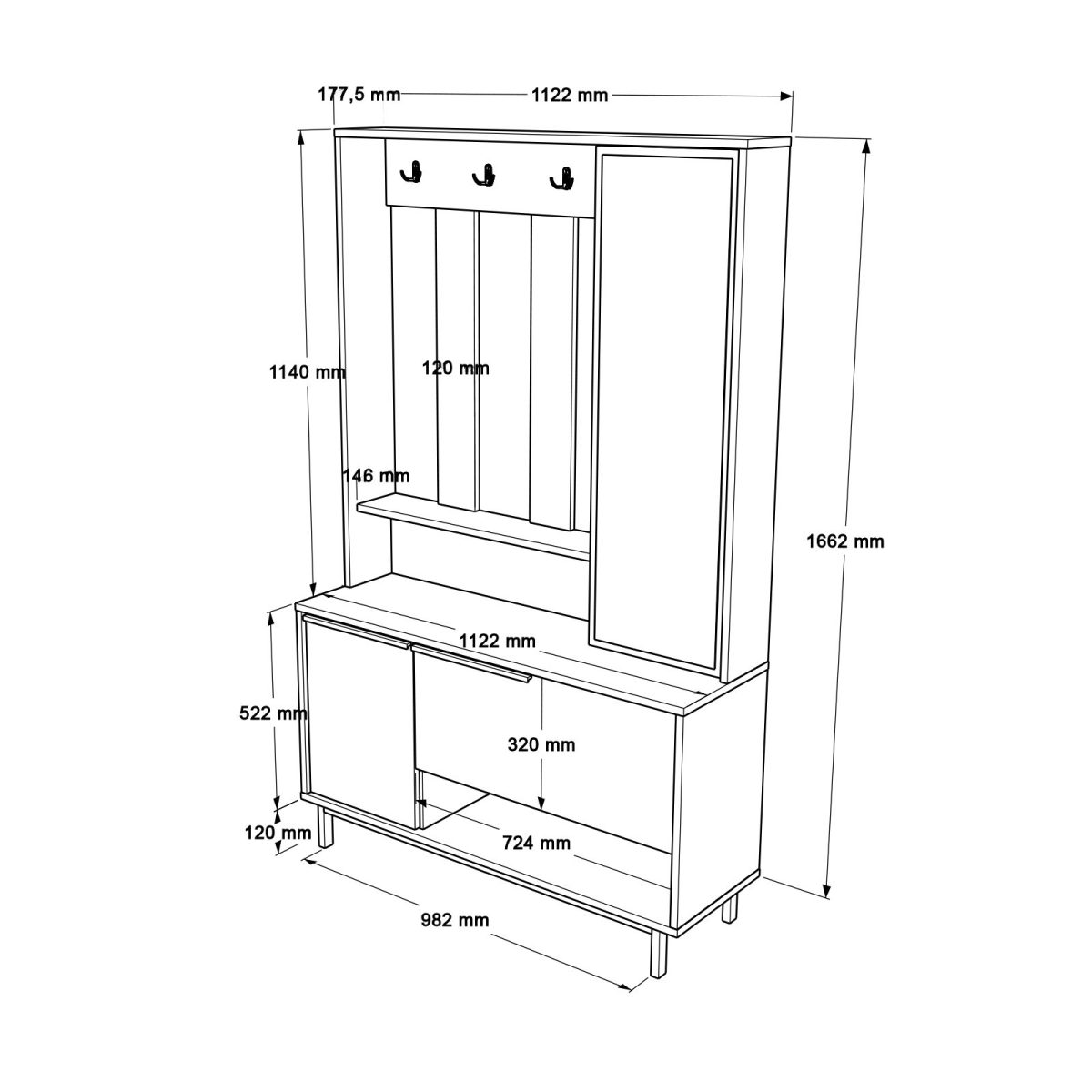 On11-Su – Гардеробер за претсобје - Image 8