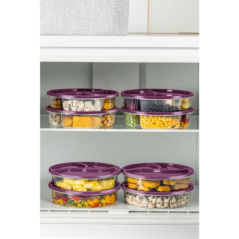 8Liyvrlk1 - 5 - Purple – Комплет кутии за складирање (8 парчиња)