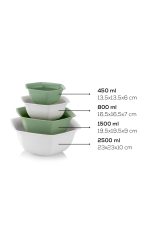 HEXAKASE - Green – Комплет чинии (4 парчиња) - Image 5