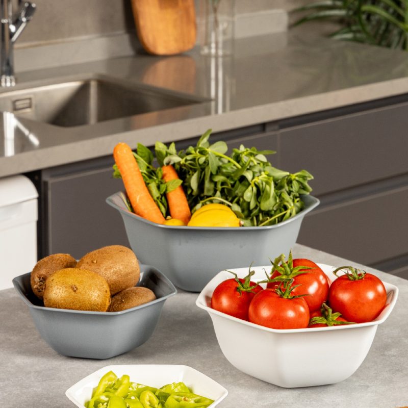 HEXAKASEA - Anthracite – Комплет чинии (4 парчиња)