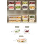 4A4B4C - Grey – Комплет за организатор на фрижидер (12 парчиња) - Image 6