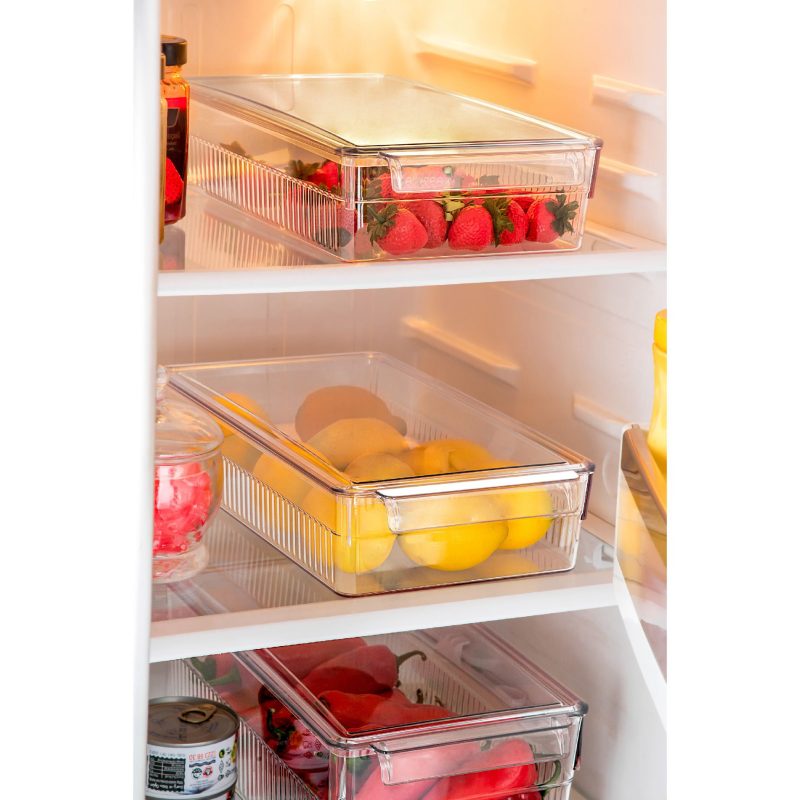 F-226 - Transparent – Комплет за организатор на фрижидер (3 парчиња)