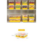 4C - Yellow – Комплет за организатор на фрижидер (4 парчиња) - Image 6