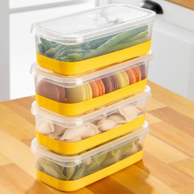 4B - Yellow – Комплет за организатор на фрижидер (4 парчиња)