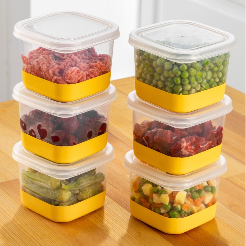 6A - Yellow – Комплет за организатор на фрижидер (6 парчиња)