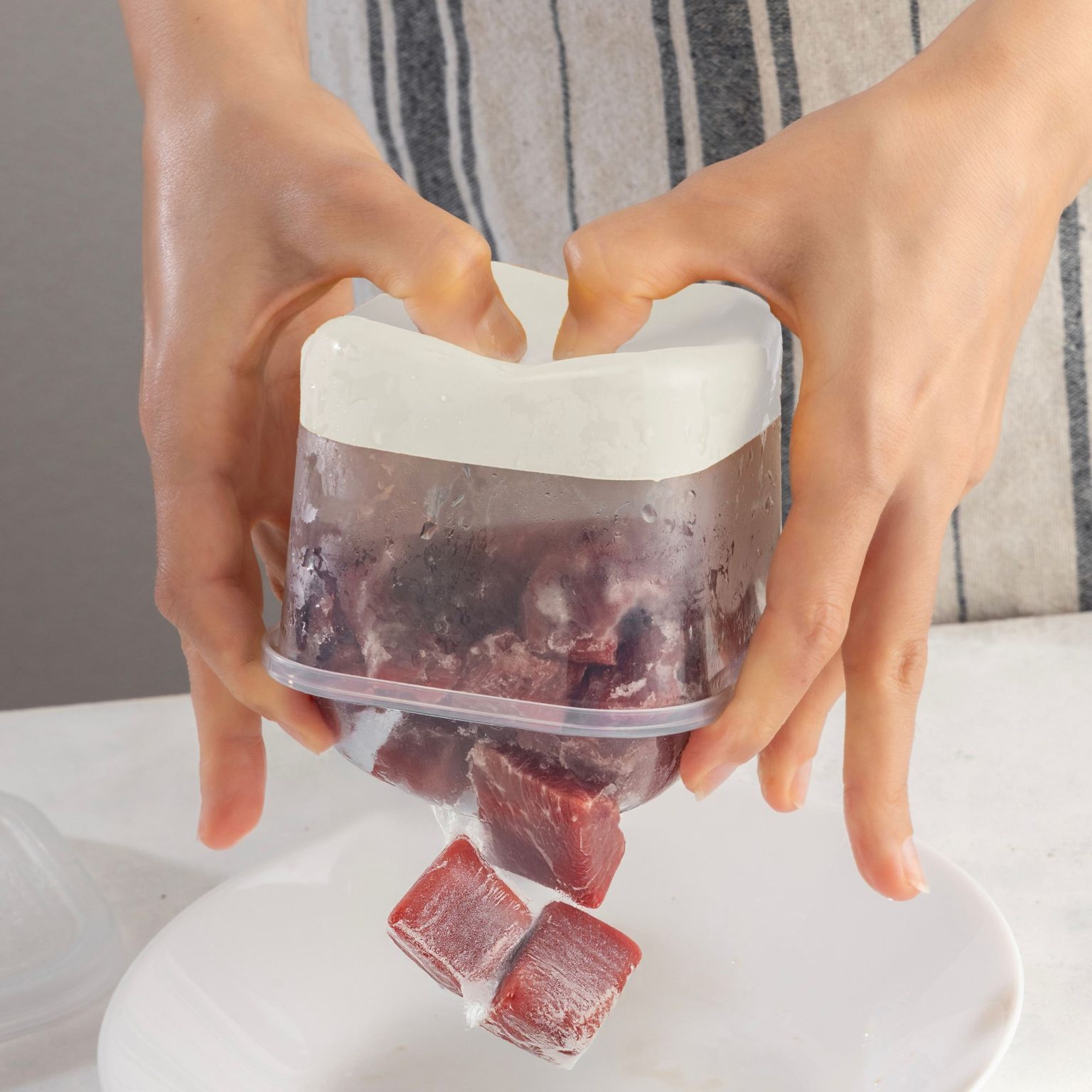 4A - Grey – Комплет за организатор на фрижидер (4 парчиња) - Image 4