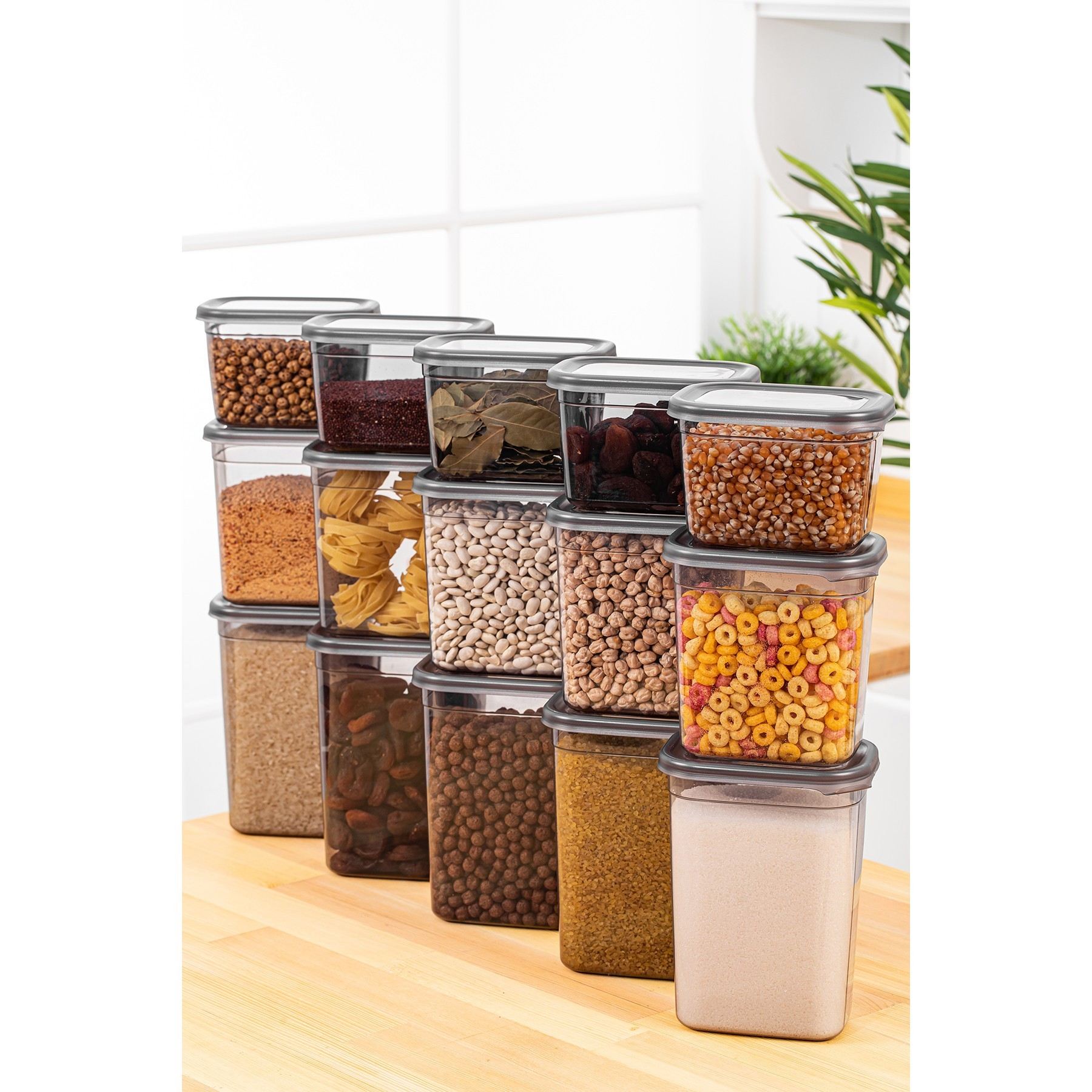 964FRM533920-201.jpg BN – Комплет кутии за складирање (15 парчиња) - Image 1