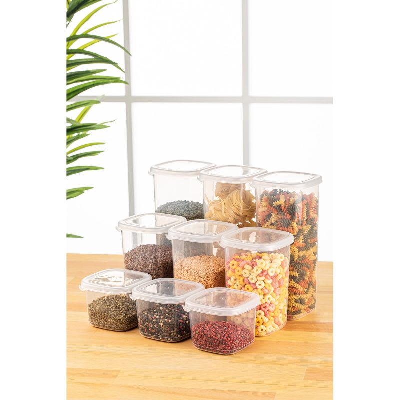 BNMPEGYWS09-51217 – Комплет кутии за складирање (9 парчиња)