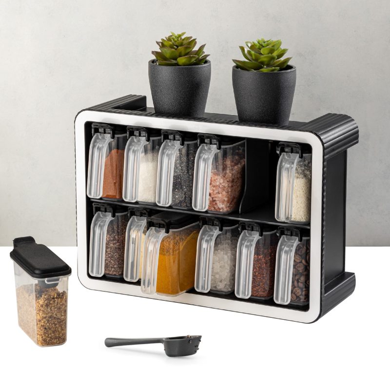 BNM-9530 - Anthracite – Комплет тегли за зачини (13 парчиња)