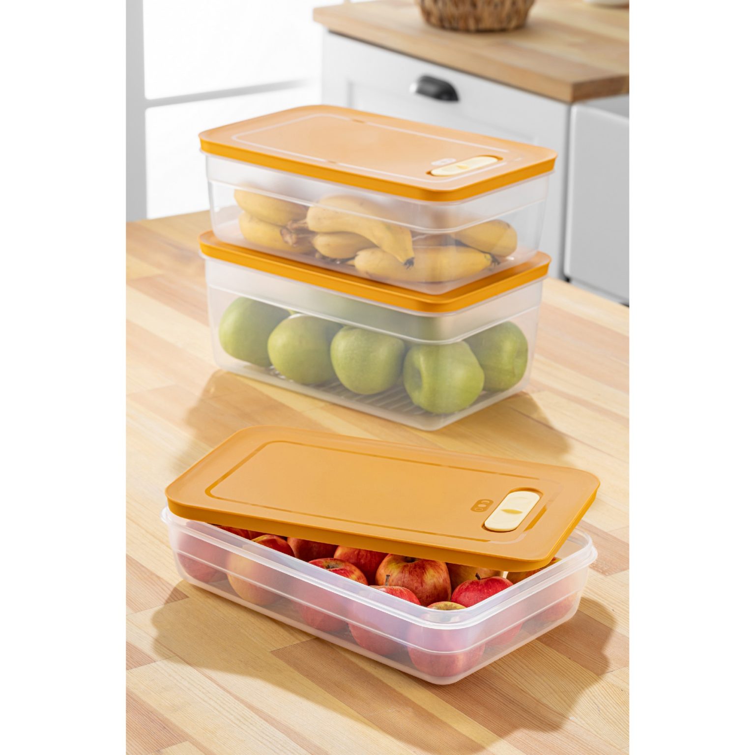 HK3LU - Orange – Комплет кутии за складирање (3 парчиња) - Image 4